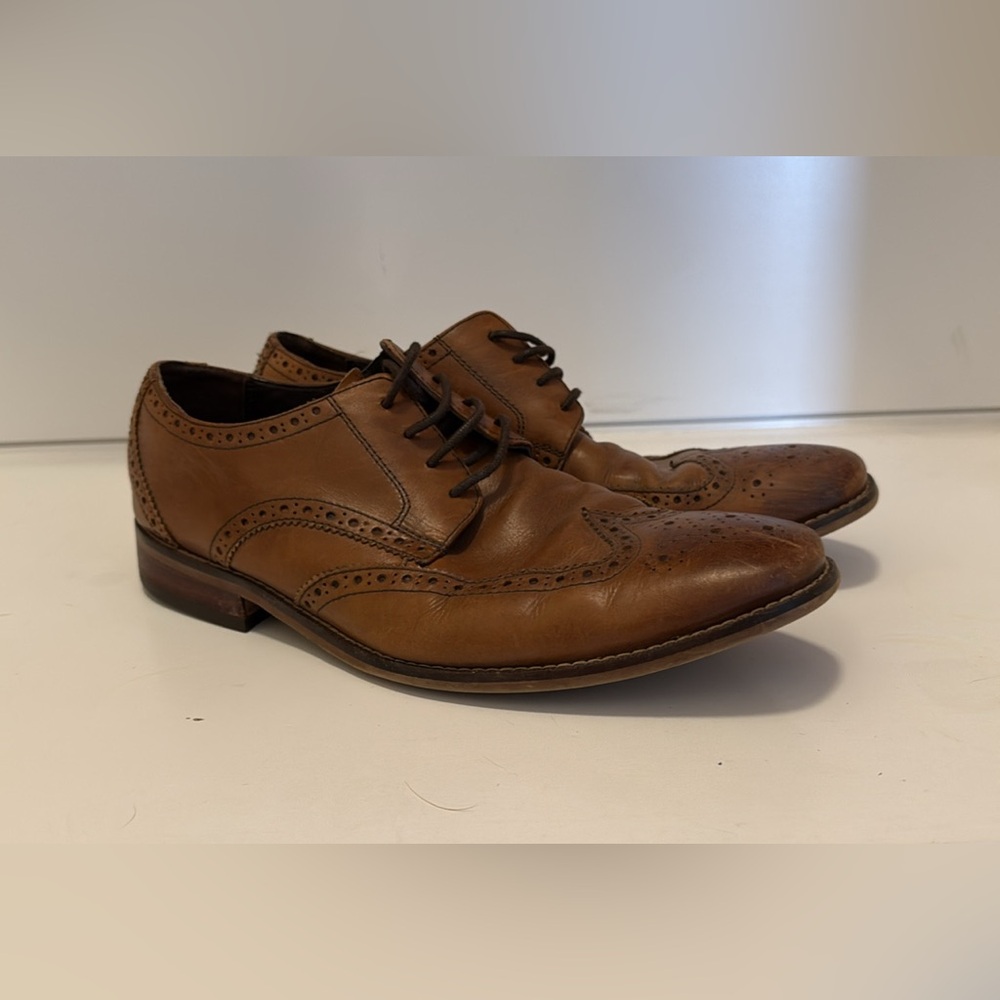 Florsheim Tan Leather Oxford Brogues